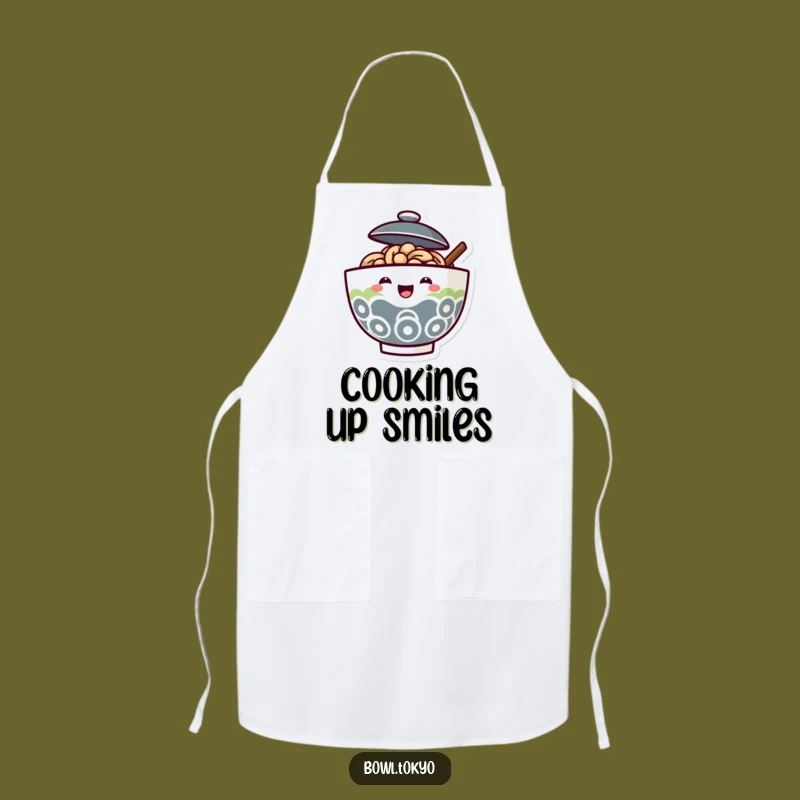 Funny Ramen Bowl Apron - Cook With Joy With This Happy Chef Gift