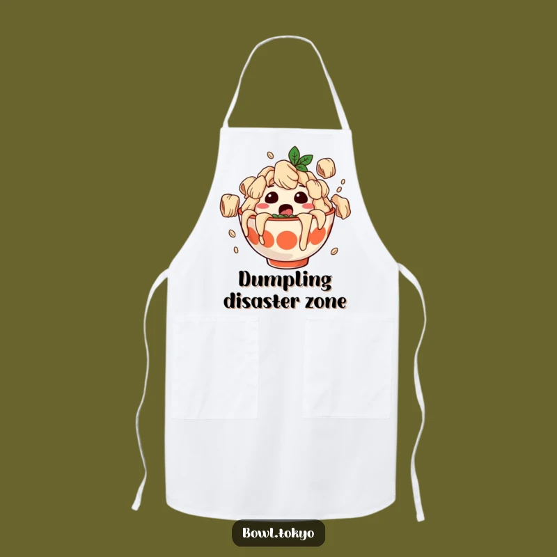 Funny Surprised Ramen Apron - Dumpling Shower Chef Noodle Bowl
