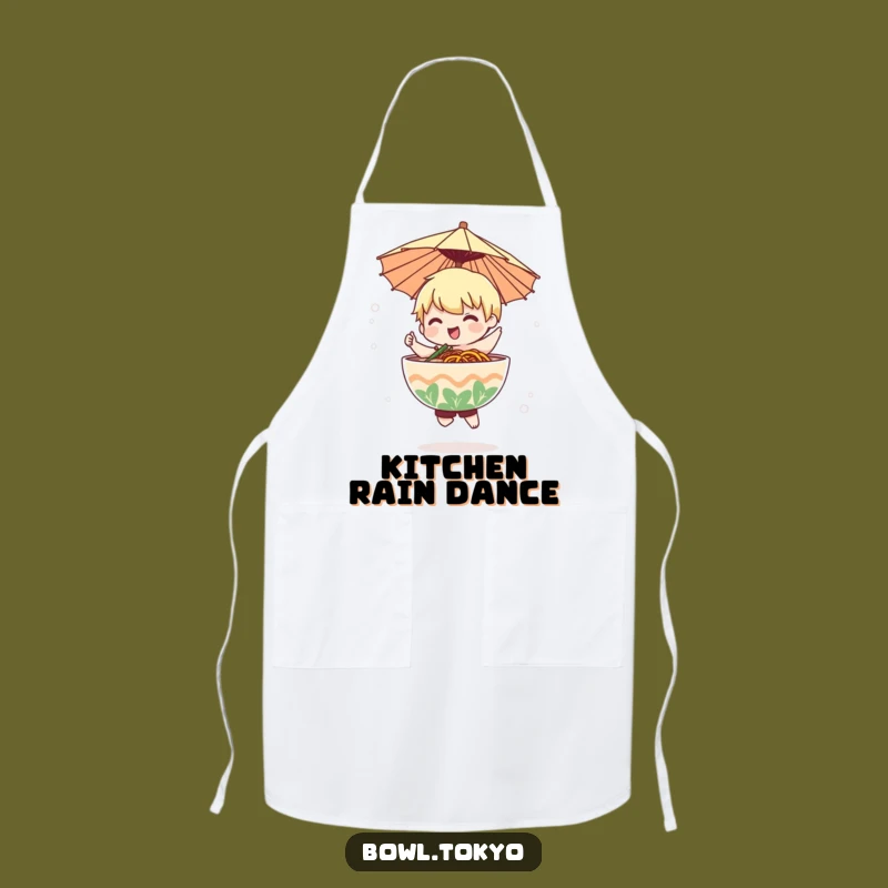 Funny Ramen Mist Dancer Apron: Chef Noodle Character Kitchen Gift