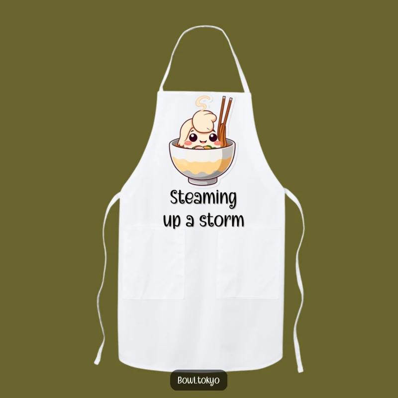 Funny Chef Ramen Bowl Apron, a Cute and Cheerful Cooking Gift