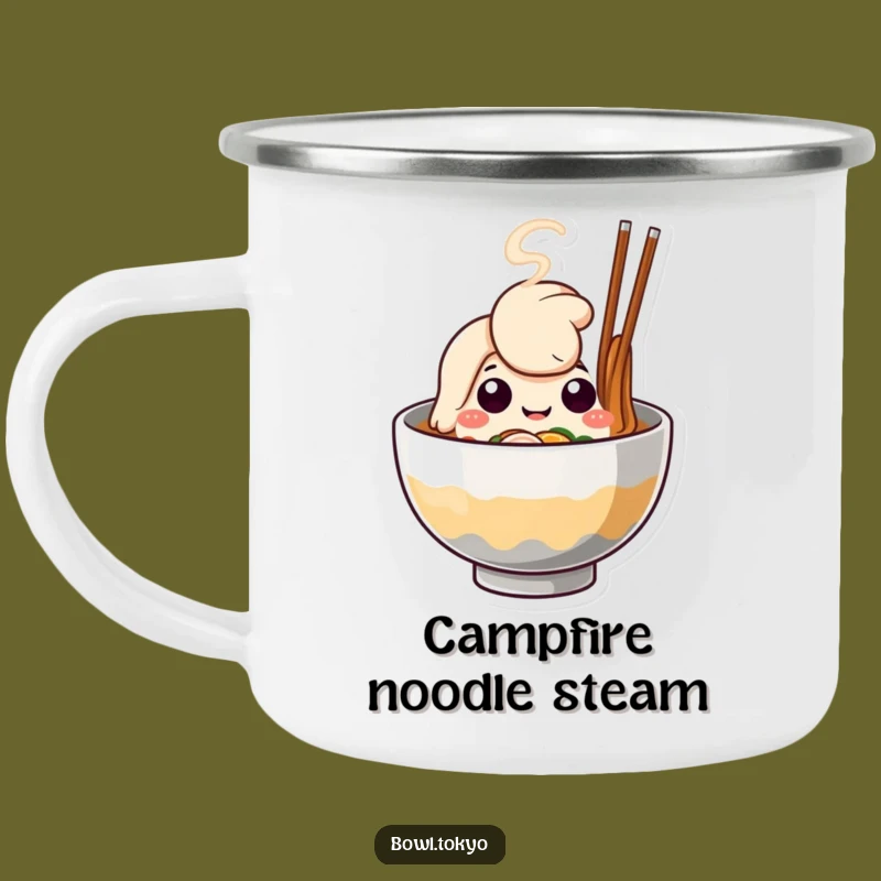 Funny Adventure Ramen Bowl Camping Mug, a Cute Durable Gift for Outdoors