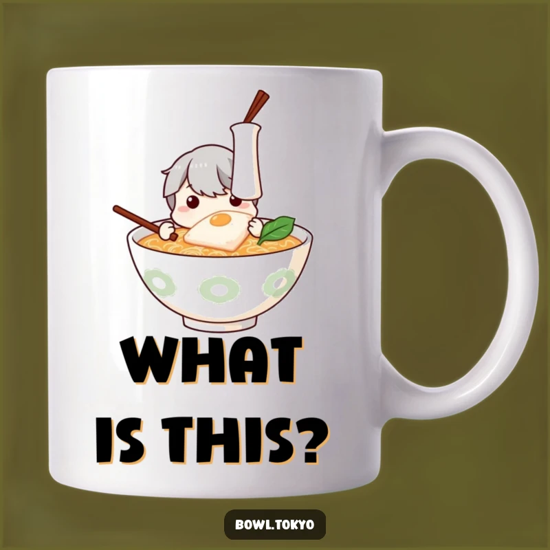 Funny Ramen Bowl Kamaboko Curiosity Mug: A Whimsical Foodie Gift