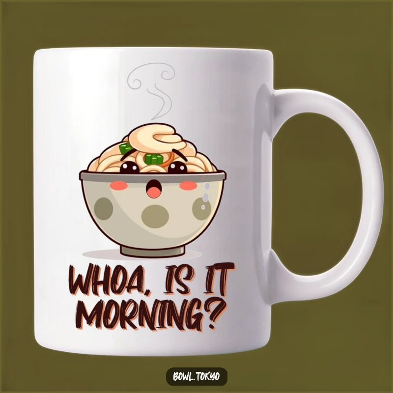 Funny Surprised Ramen Mug - Steam Top Shocked Character Gift