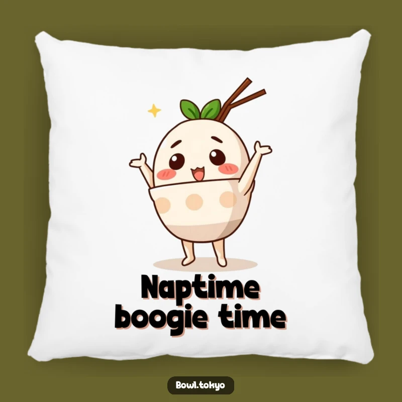 Funny Cute Ramen Bowl Pillow: Cuddle with a Dance Partner, a Soft and Silly Friend