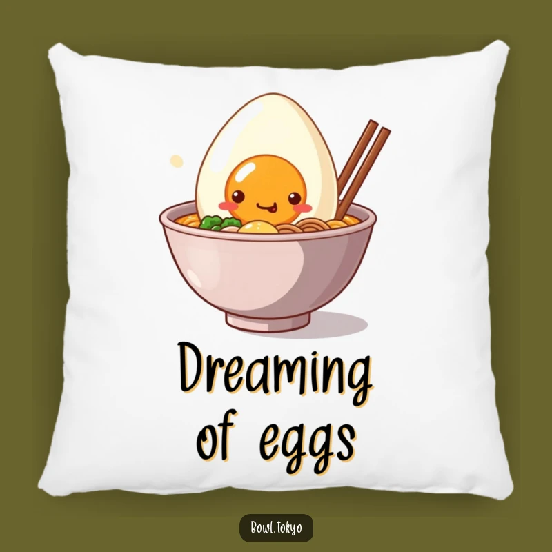 Funny Ramen Pillow - Plush Kawaii Egg Friend Comfort