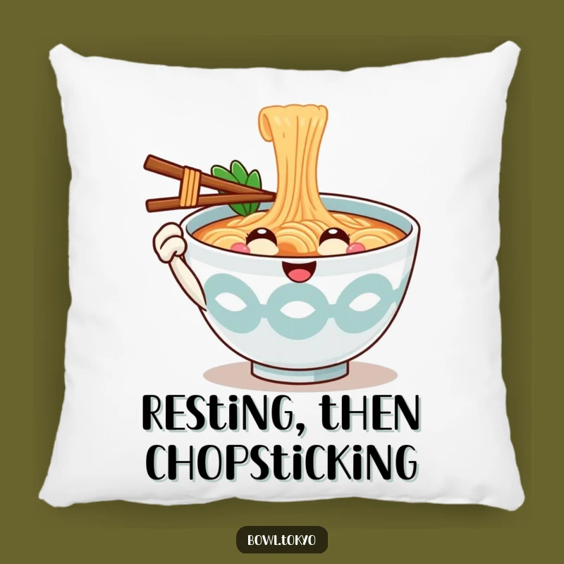 Funny Plush Ramen Bowl Pillow: Welcoming Noodle Character Gift