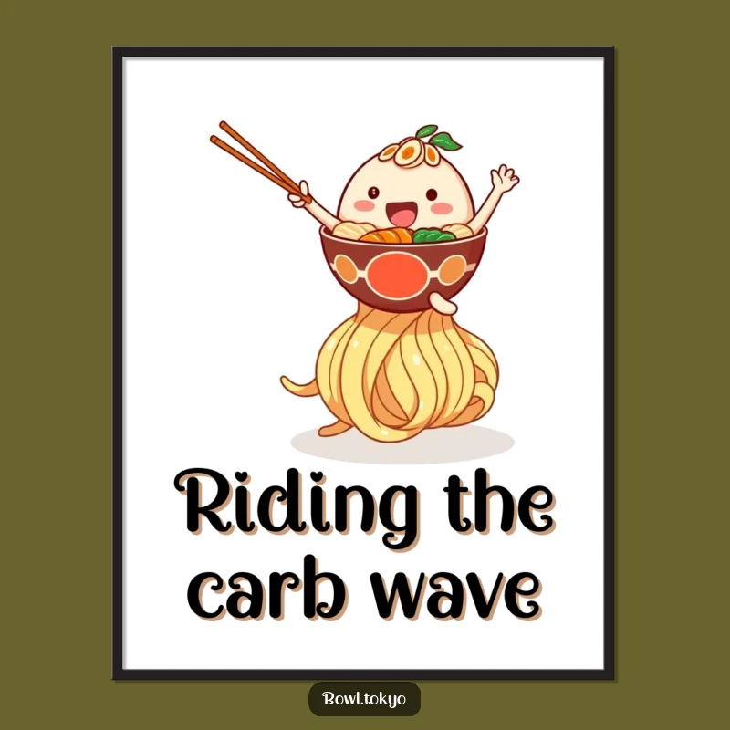 Funny Bouncing Ramen Digital Art - Giant Noodle Noodle Bowl Download