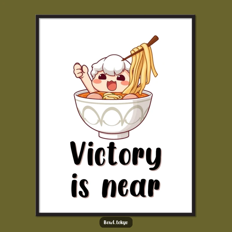 Funny Ramen Nori Art Print: Hilarious Digital Download for Foodie Decor