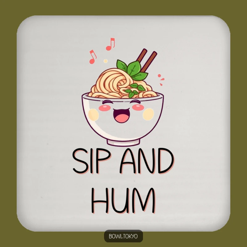 Funny Singing Ramen Coaster Set - Protect Surfaces Harmoniously