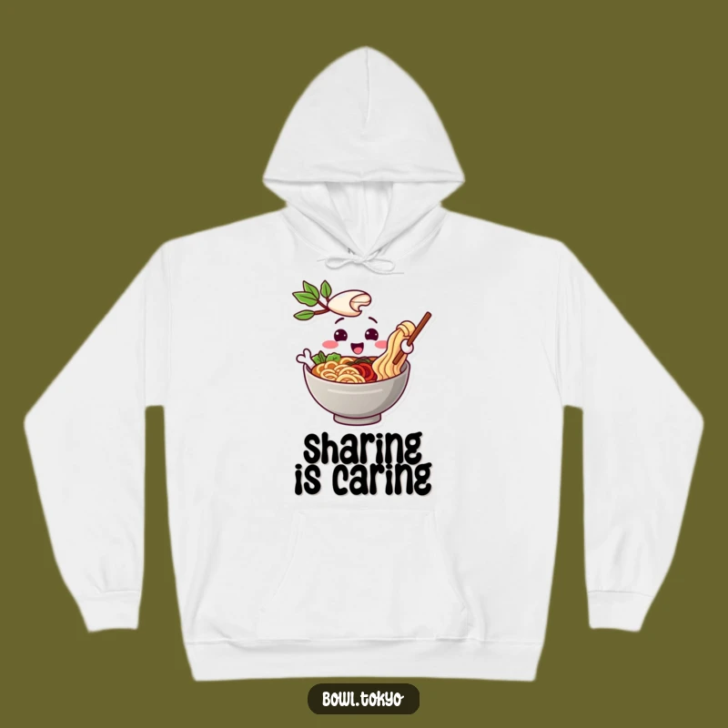 Cozy Funny Ramen Noodle Pal Hoodie - Warmth and Welcoming Fun