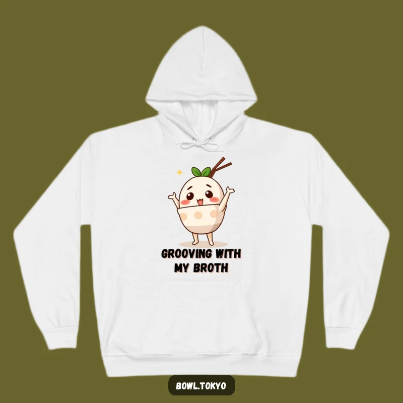 Funny Cute Ramen Bowl Hoodie: Cozy Dance Moves for Ultimate Comfort, Great Gift