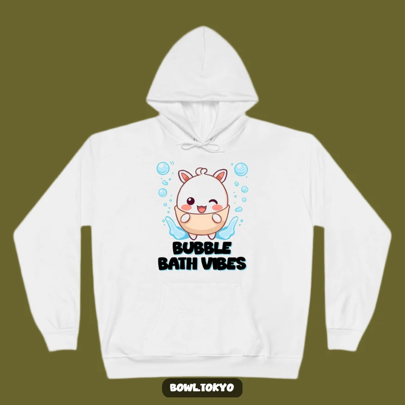 Funny Kawaii Broth Hoodie: Cozy Splashing Character Sweatshirt, Great Funny Gift for Comfy Fun