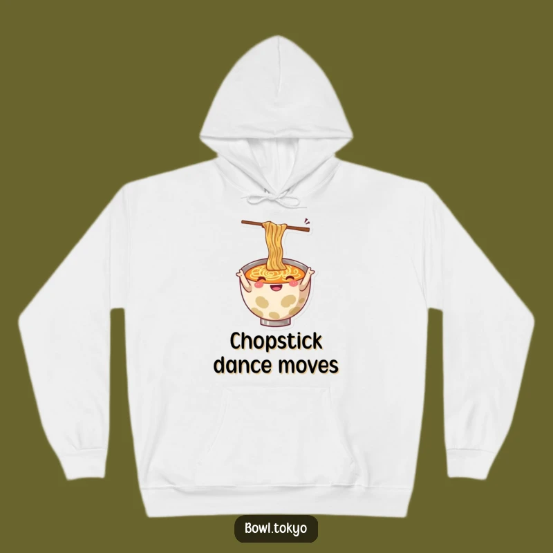 Funny Ramen Gesturing Hoodie: Cozy Wiggling Chopsticks Sweatshirt, Best Funny Gift for Comfort