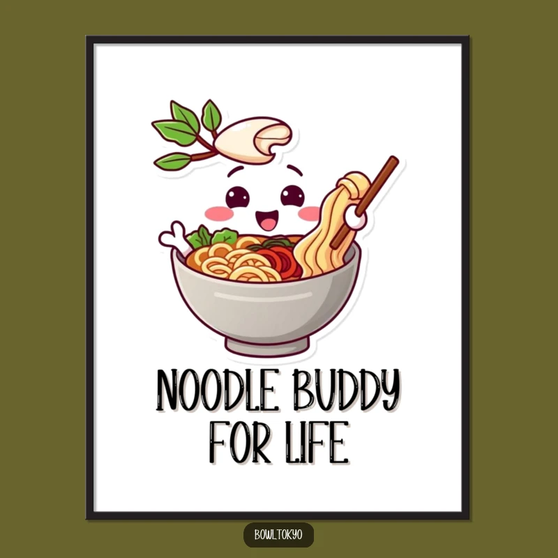 Free Printable Wall Art: Noodle Offering Ramen - Quirky Decor!