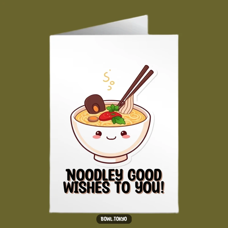 Free Printable Birthday Card: Happy Ramen Bowl for a Hilarious Downloadable Gift!