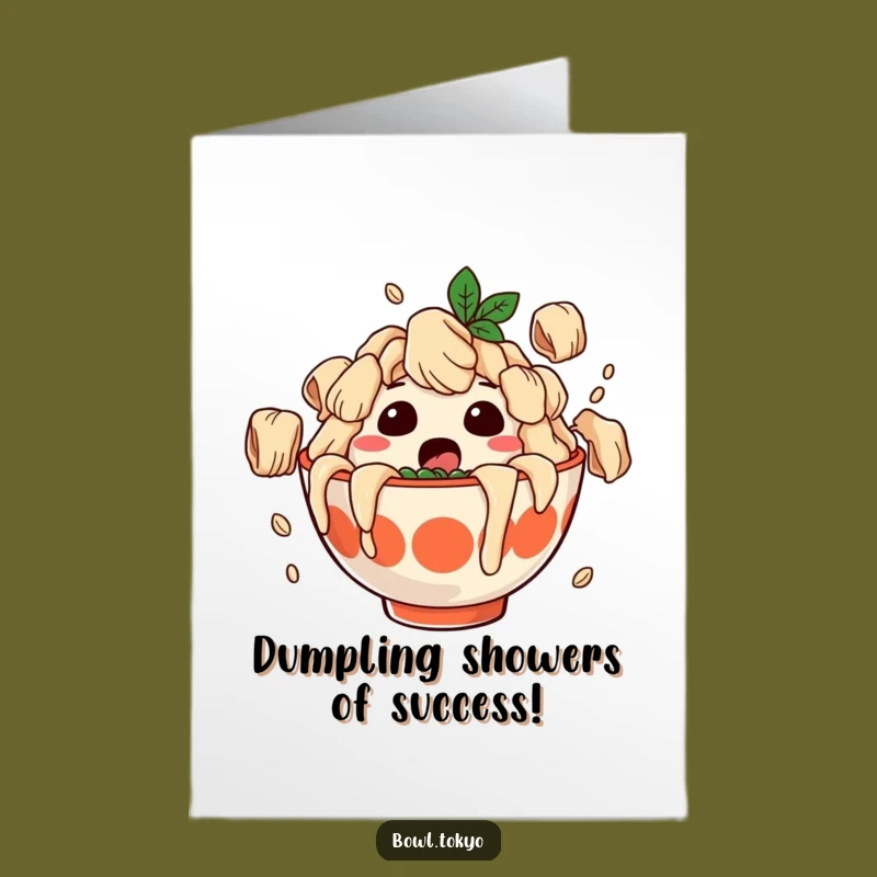 Free Printable Dumpling Congrats: Surprise Success!