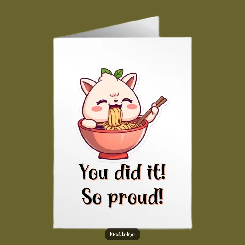 Free Printable Congrats Card: Joyful Ramen Slurp - Downloadable Celebration!