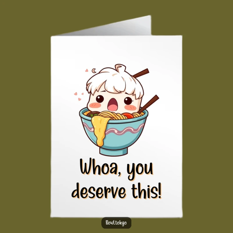 Free Printable Ramen Congrats Card: Noodle Splash Surprise - Funny Downloadable Gift!