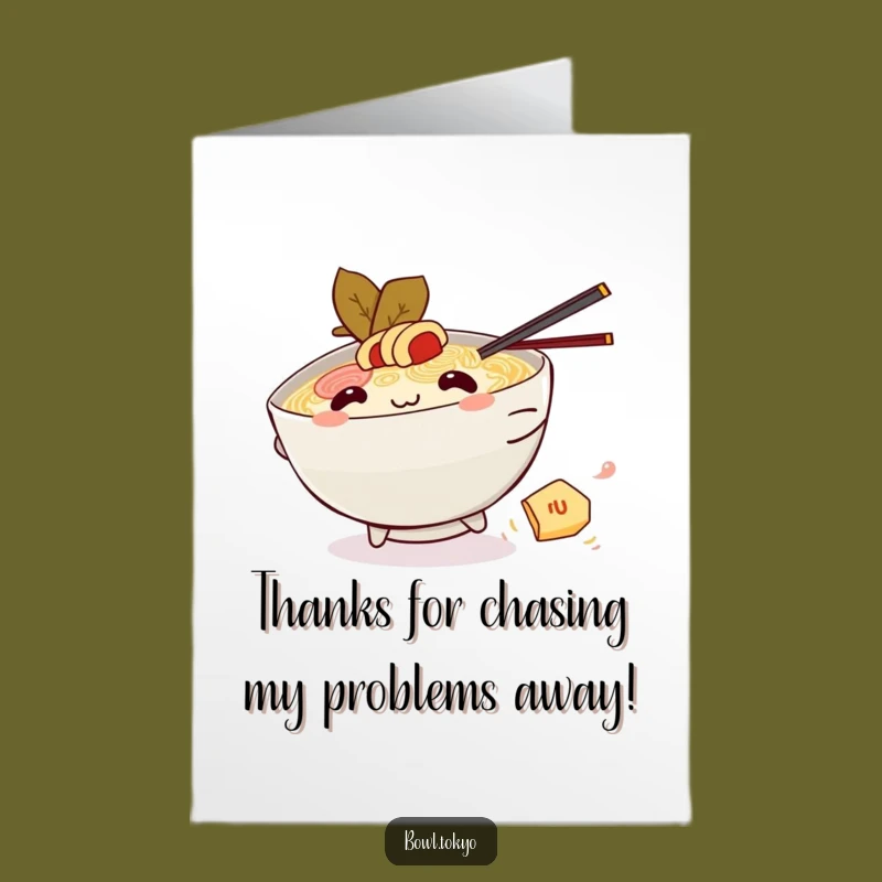 Funny Free Printable Thank You Card: Ramen & Nori's Playful Thanks!