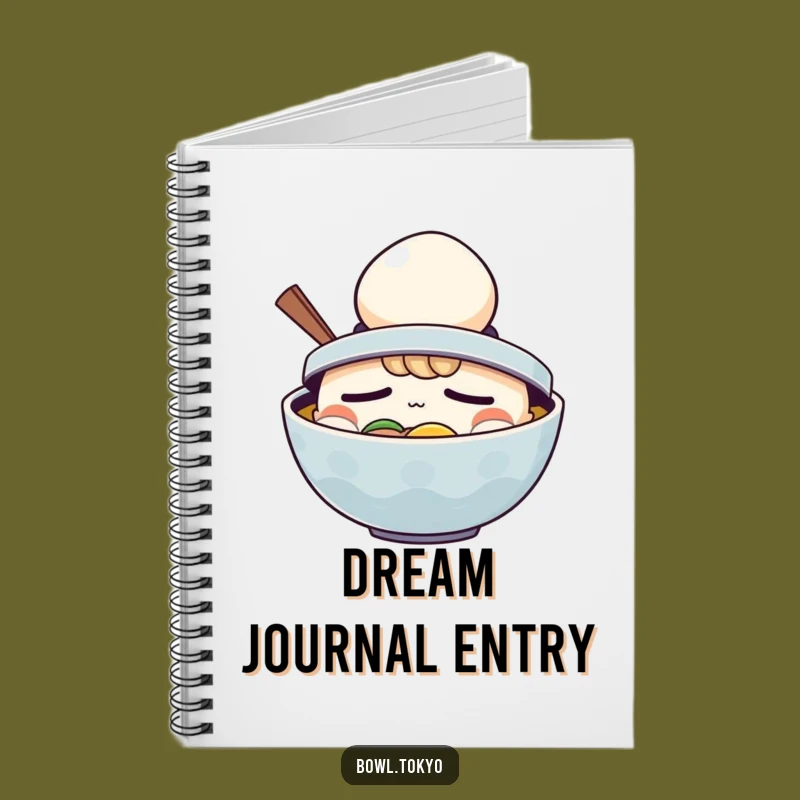 Funny Ramen Sleepy Egg Hat Notebook: Quirky Stationery for Sleepy Notes