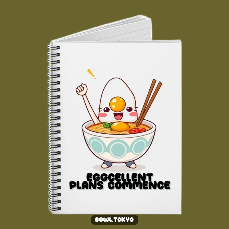 Funny Kawaii Ramen Notebook: Triumphant Noodle Bowl Journal, Perfect Funny Gift