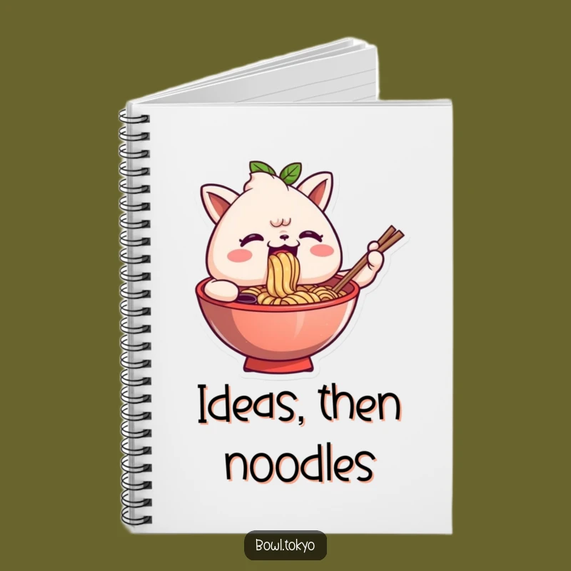 Funny Ramen Bowl Slurp Notebook - Jot Down Laughs and Ideas!