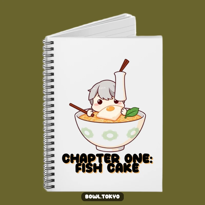 Funny Ramen Kamaboko Observation Notebook: Quirky Stationery for Curious Minds