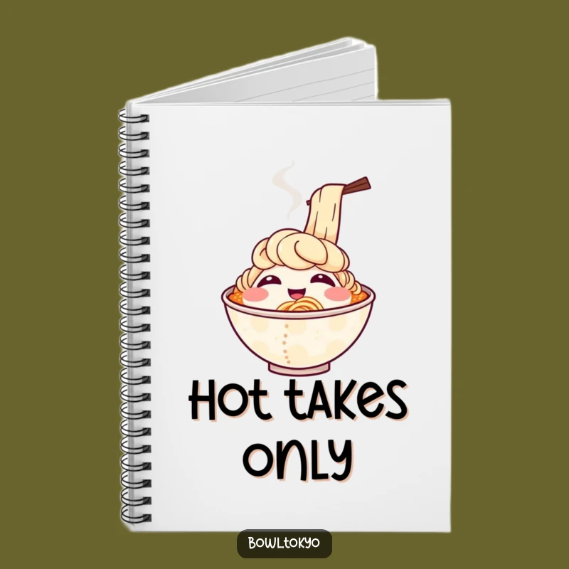 Funny Steamy Ramen Laugh Notebook - Capture Ideas with Joy!