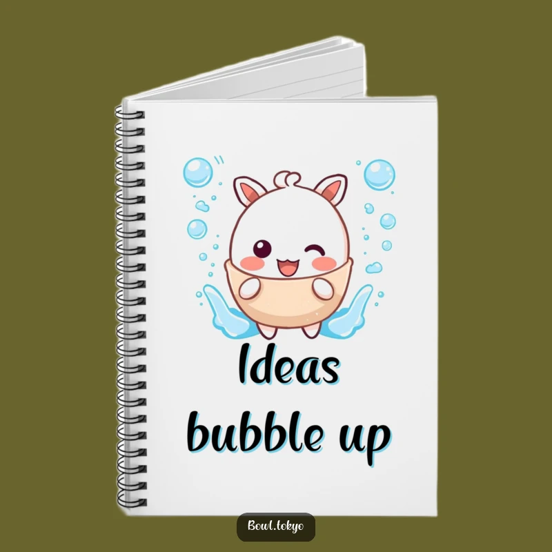 Funny Kawaii Broth Notebook: Adorable Splashing Character Journal, Perfect Funny Gift for Notes