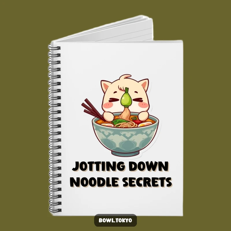 Funny Ramen Bowl Notebook - Jot Down Ideas With This Focused Noodle Journal Gift