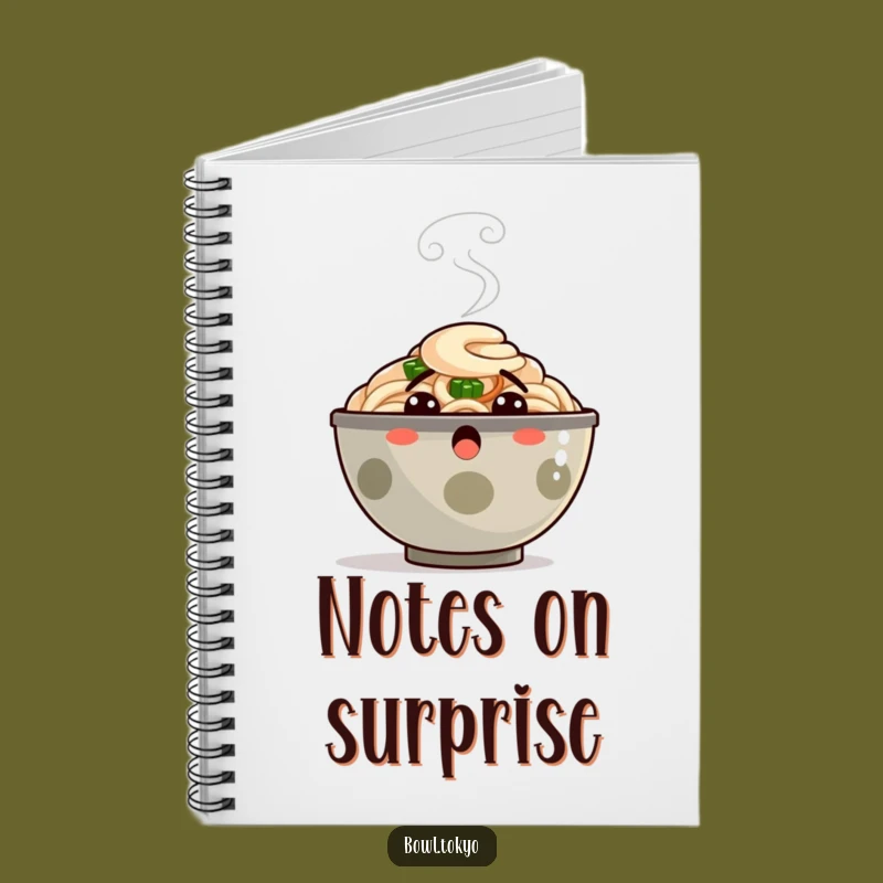 Funny Ramen Notebook - Jot Down Surprises with Steam Character