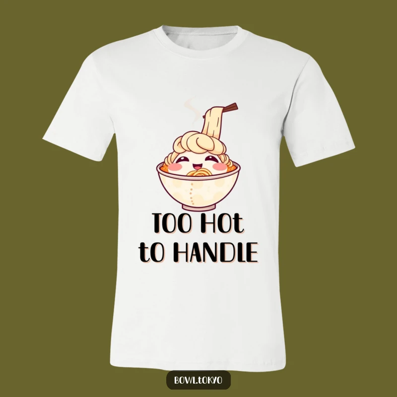 Funny Steaming Ramen Shirt - Joyful Character Tee for Comical Gifts