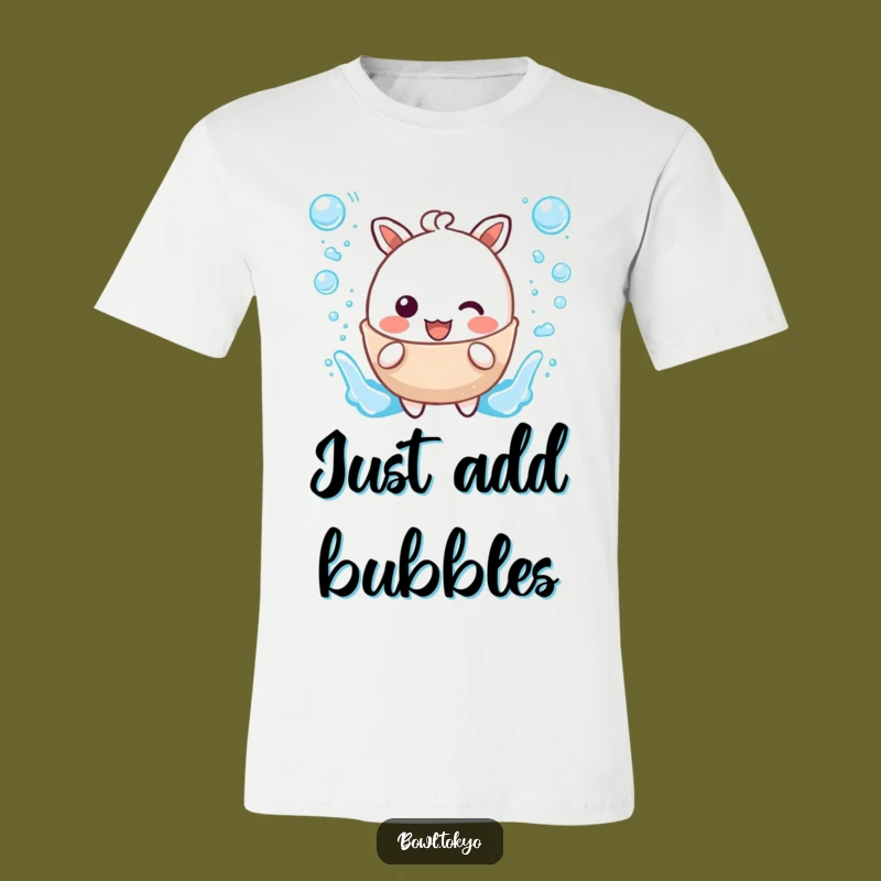 Funny Kawaii Broth T-Shirt: Cute Splashing Character Tee, Ideal Funny Gift for Joyful Souls