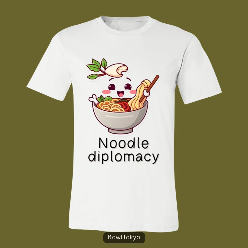 Funny Noodle Offer T-Shirt - Playful Ramen Character Tee for Gifts