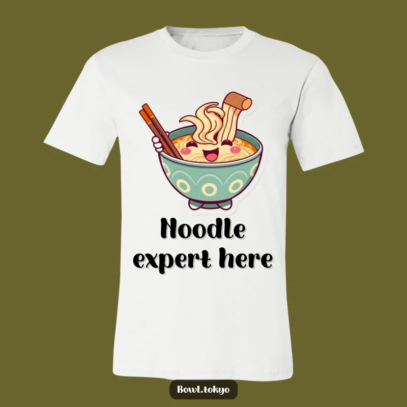 Funny Noodle Greeting Ramen Shirt, a Cute and Humorous Gift for Foodies