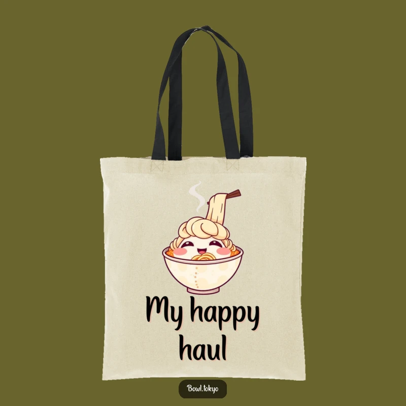 Funny Steamy Ramen Laugh Tote Bag - Carry Your Joyful Style!
