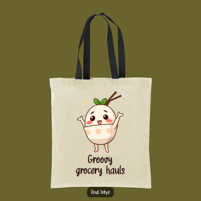Funny Cute Ramen Bowl Tote Bag: Carry the Funky Moves, a Perfect Funny Gift